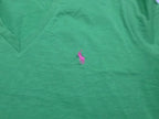 Playera Ralph lauren Sport color verde poni rosa