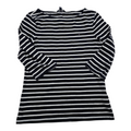Playera Tommy Hilfiger de Mujer mamga 3/4 Grande rayada