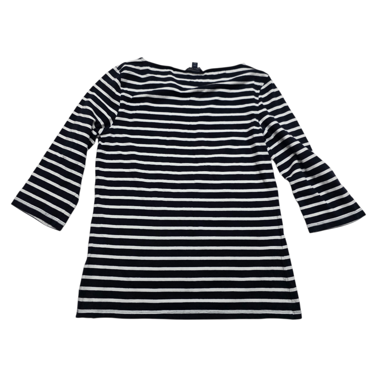 Playera Tommy Hilfiger de Mujer mamga 3/4 Grande rayada