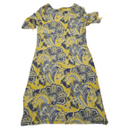 Vestido Amarillo manga corta Ralph Lauren talla 14 de Mujer