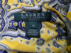 Vestido Amarillo manga corta Ralph Lauren talla 14 de Mujer