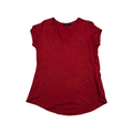 Playera Polo Ralph Lauren de Mujer color rojo poni azul