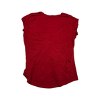 Playera Polo Ralph Lauren de Mujer color rojo poni azul