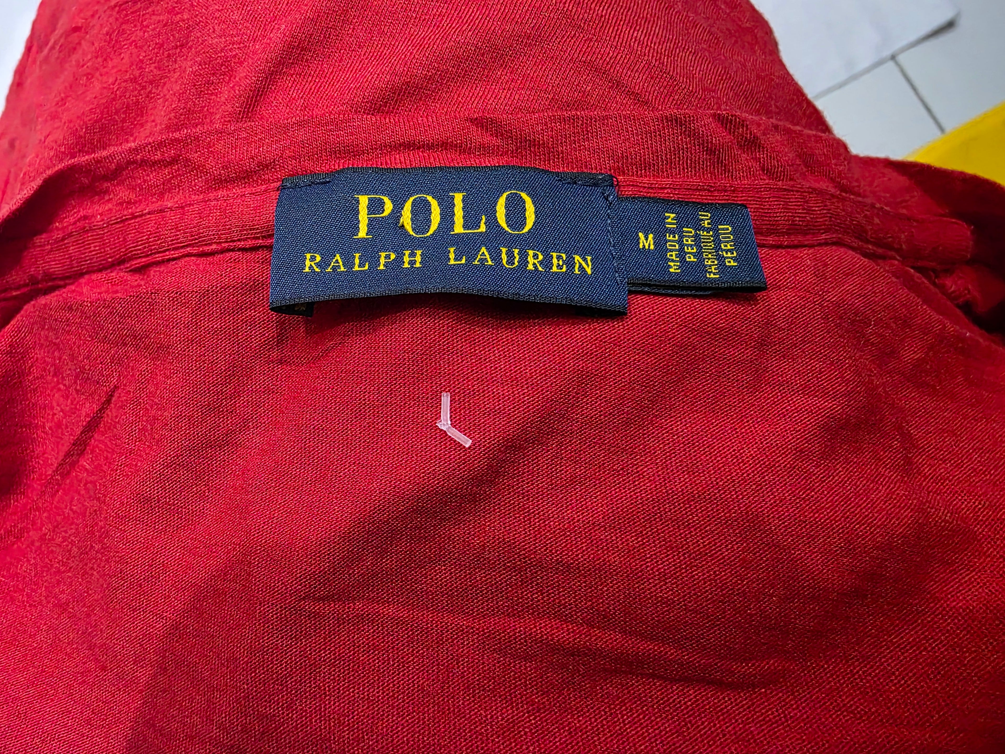 Playera Polo Ralph Lauren de Mujer color rojo poni azul