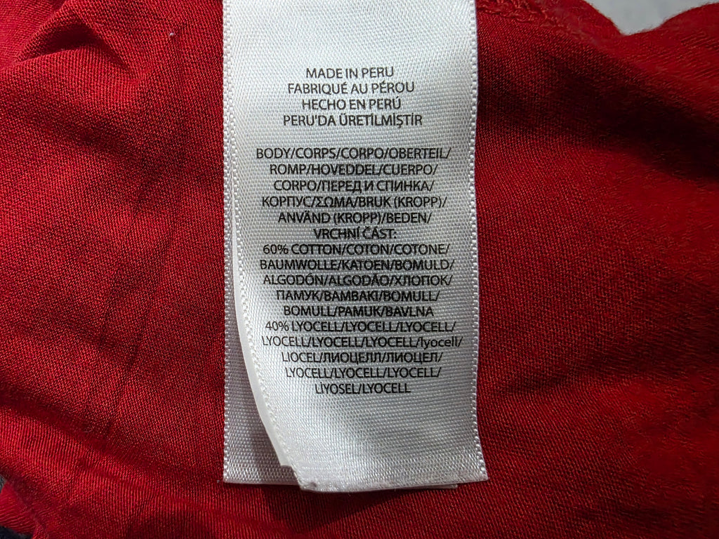 Playera Polo Ralph Lauren de Mujer color rojo poni azul