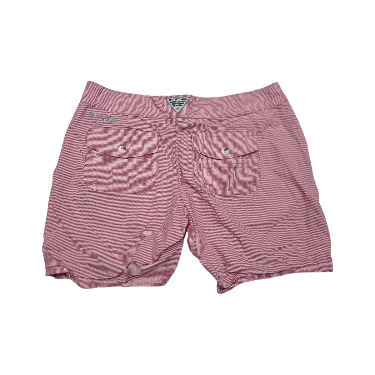 Short Columbia Omnishade sun protection color rosa rayado talla 10 de Mujer