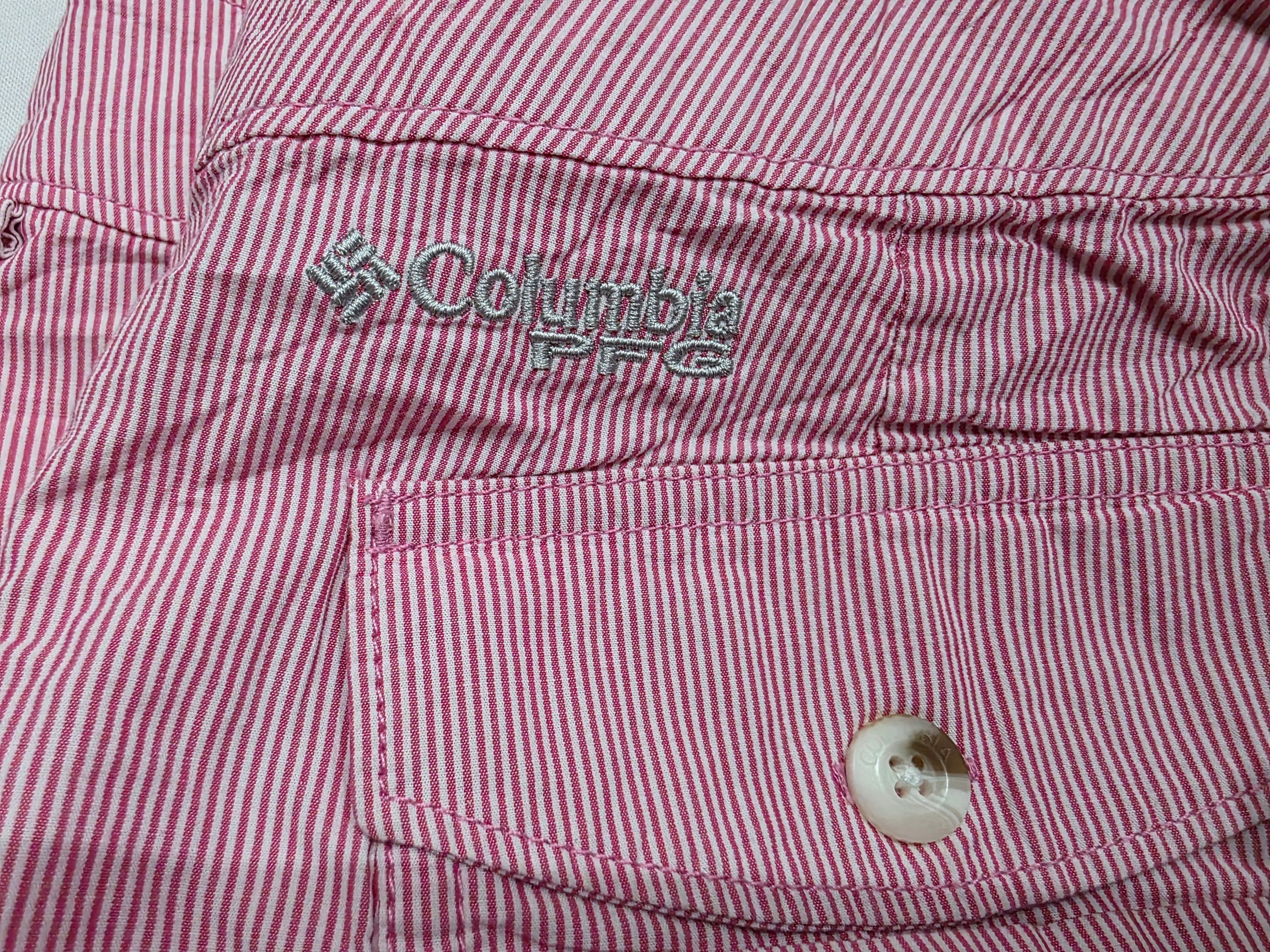 Short Columbia Omnishade sun protection color rosa rayado talla 10 de Mujer