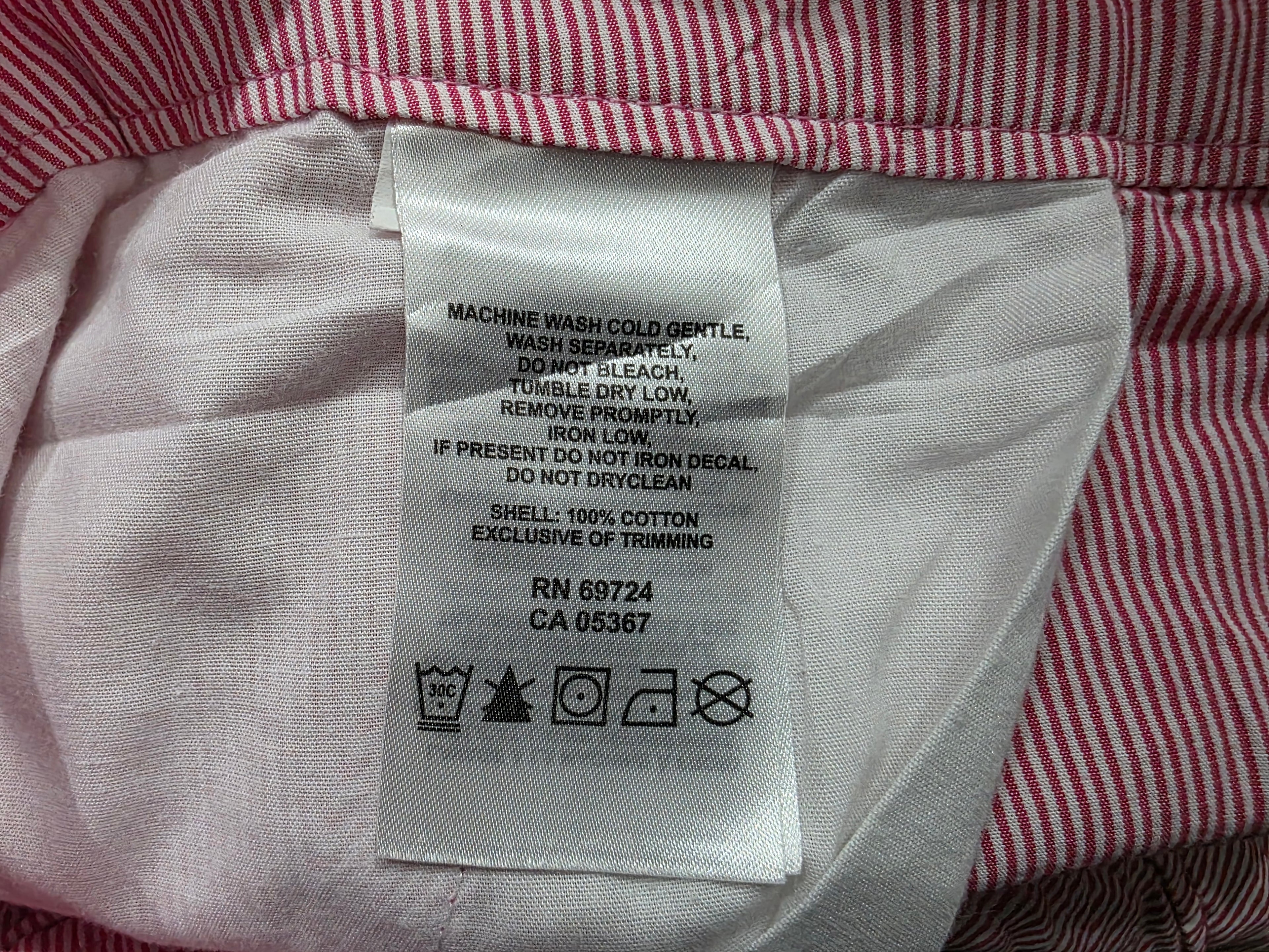 Short Columbia Omnishade sun protection color rosa rayado talla 10 de Mujer