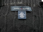 Sueter Tommy Hilfiger de Mujer color negro cuello V Mediano $