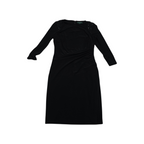 Vestido Ralph lauren color negro manga de Mujer talla 10