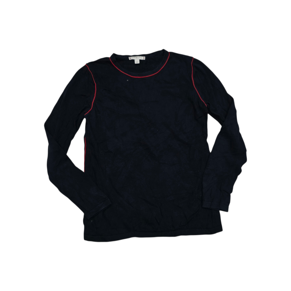 Sueter Tommy Hilfiger de Mujer Mediano azul con rojo