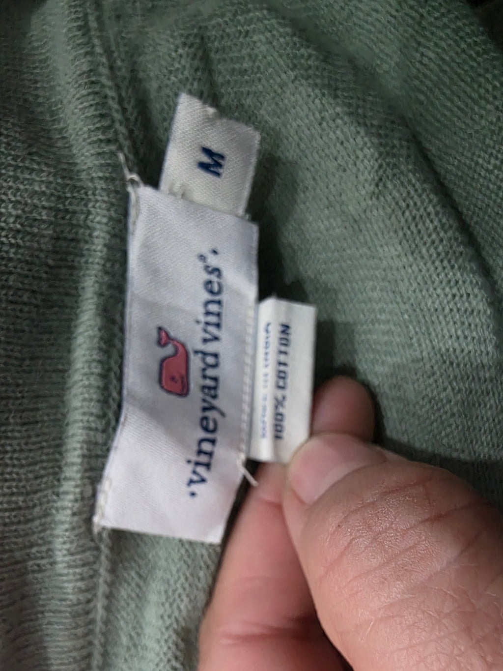 Sueter Vineyard Vines verde opaco de Mujer