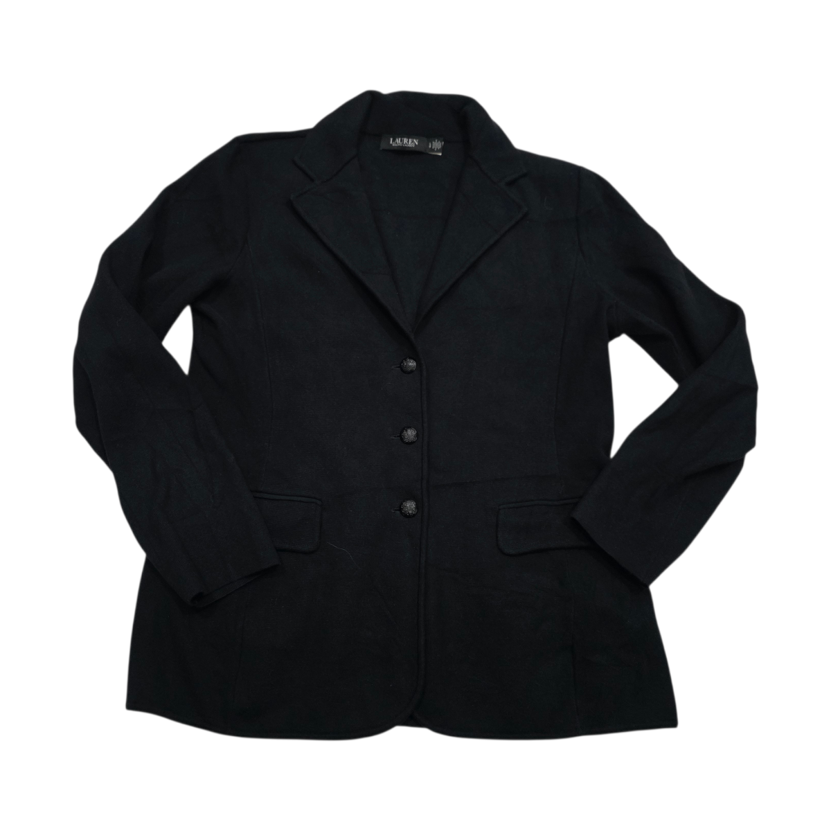 Sueter con botones Ralph Lauren Black de Mujer color negro