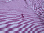 Playera Ralph lauren de Mujer rayada color rosa