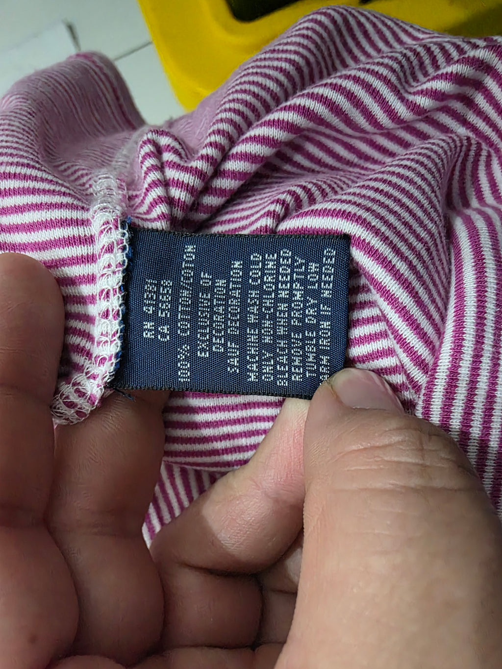 Playera Ralph lauren de Mujer rayada color rosa