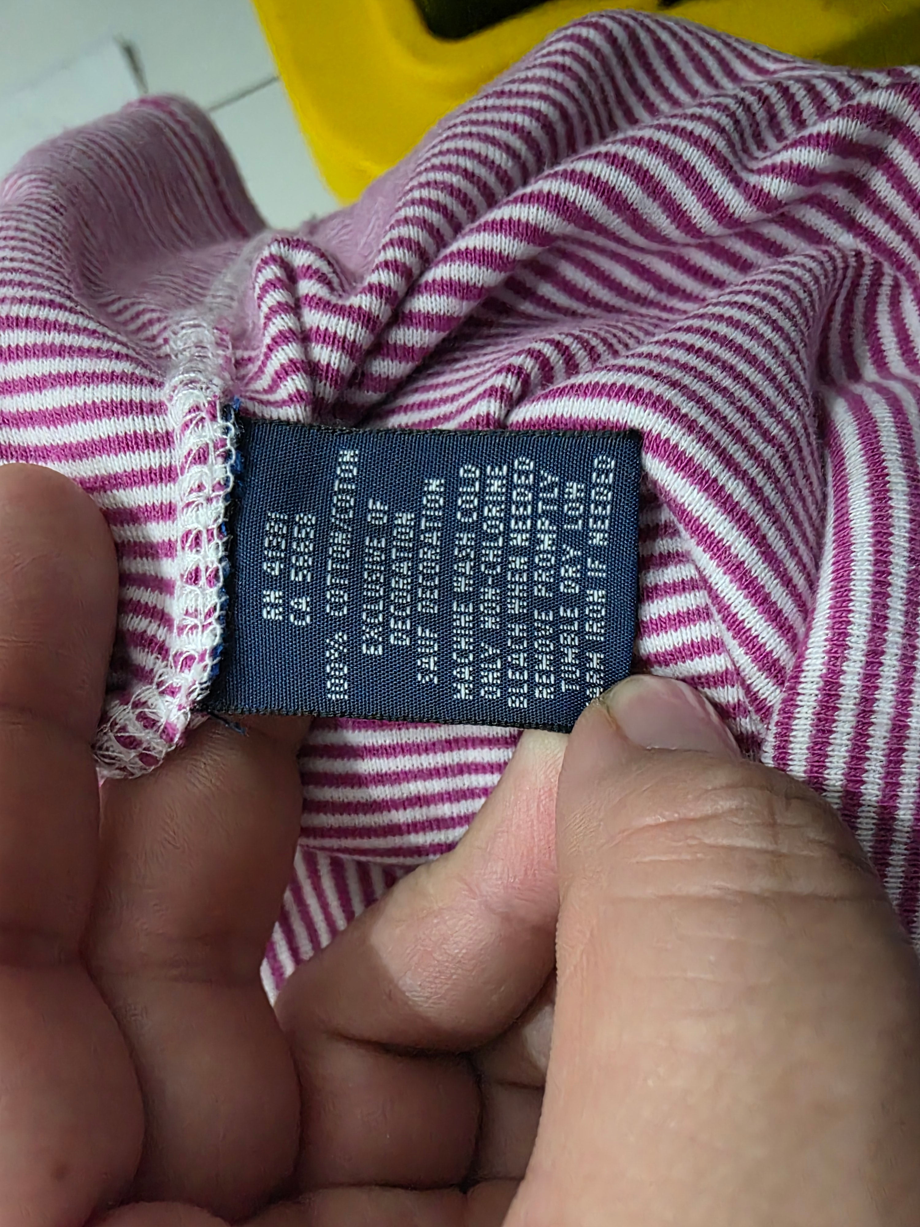 Playera Ralph lauren de Mujer rayada color rosa