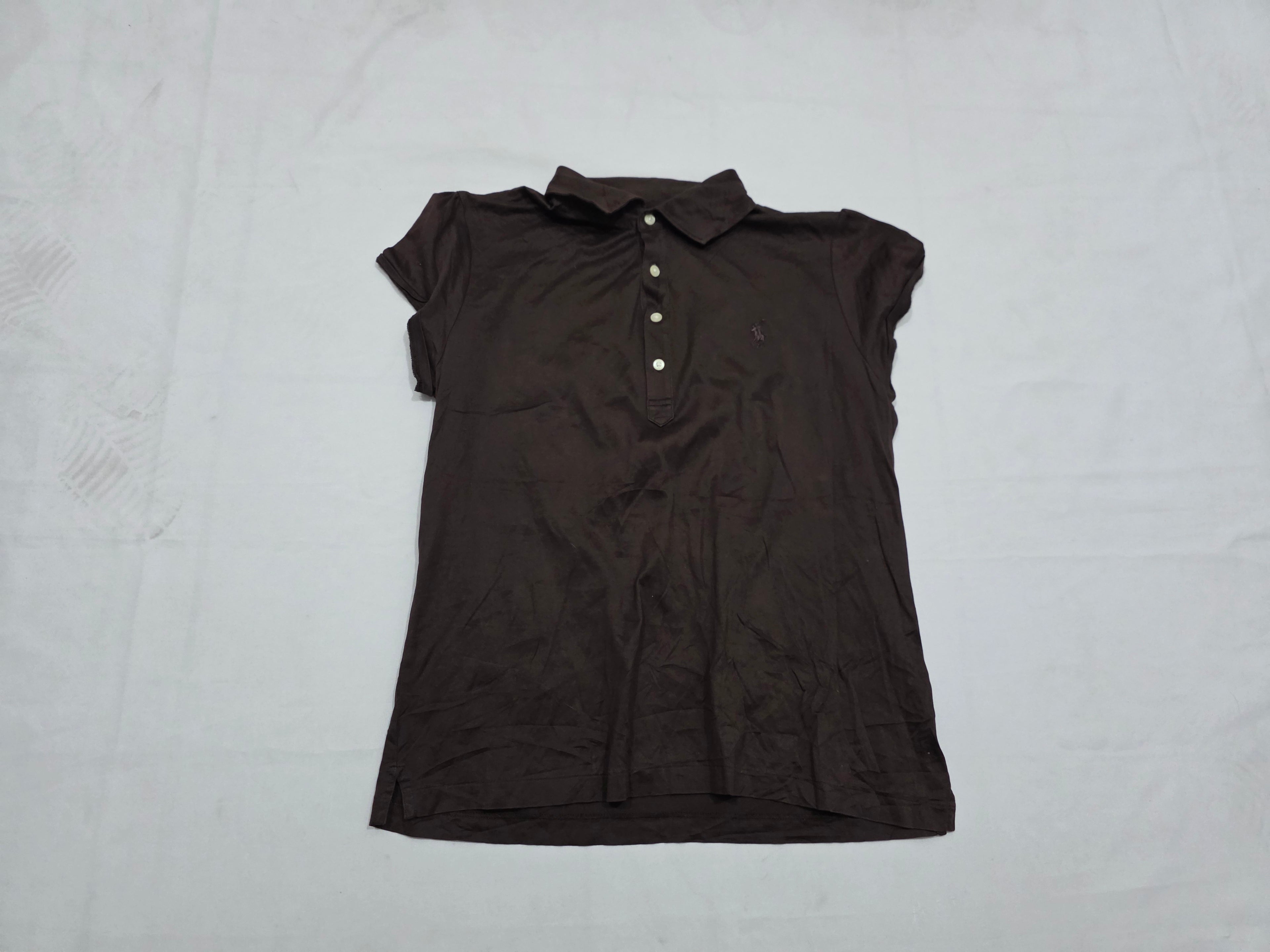 Playera Ralph lauren Sport cafe de Mujer Extra Grande