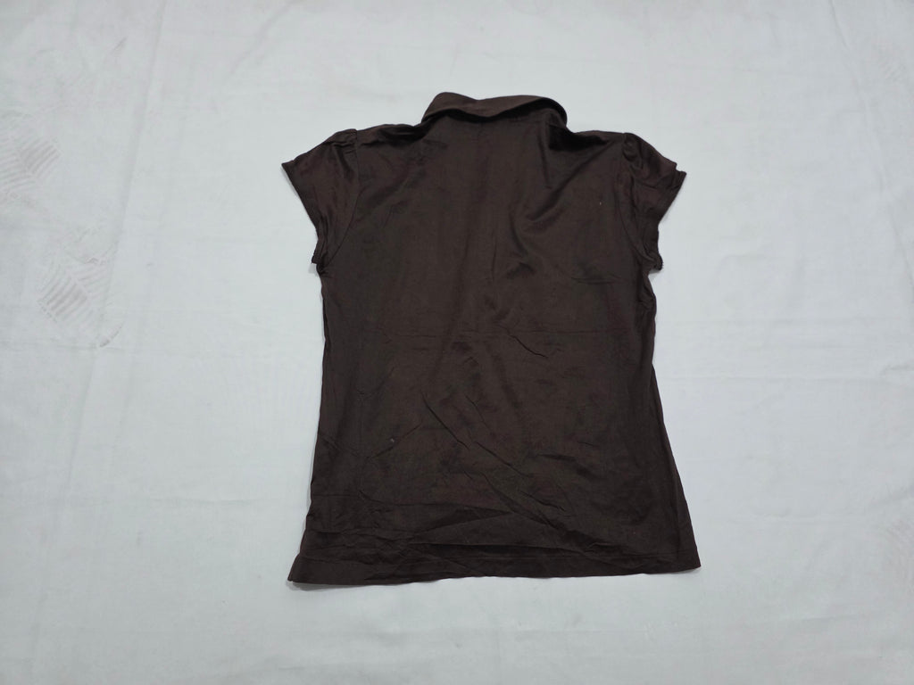 Playera Ralph lauren Sport cafe de Mujer Extra Grande