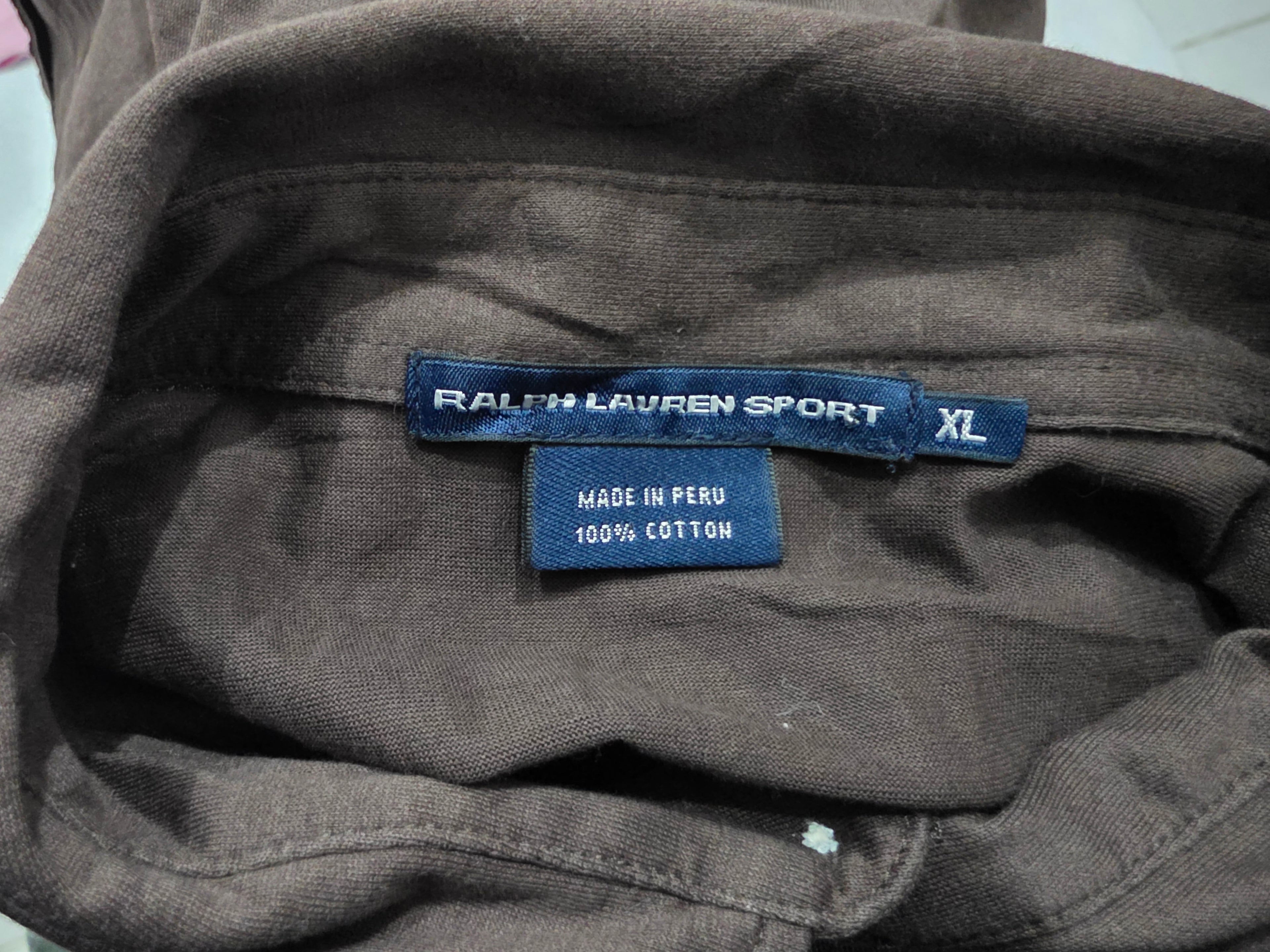 Playera Ralph lauren Sport cafe de Mujer Extra Grande