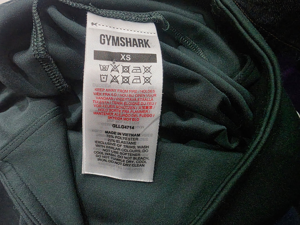 Legging GymShark de Mujer Extra Chico color verde oscuro