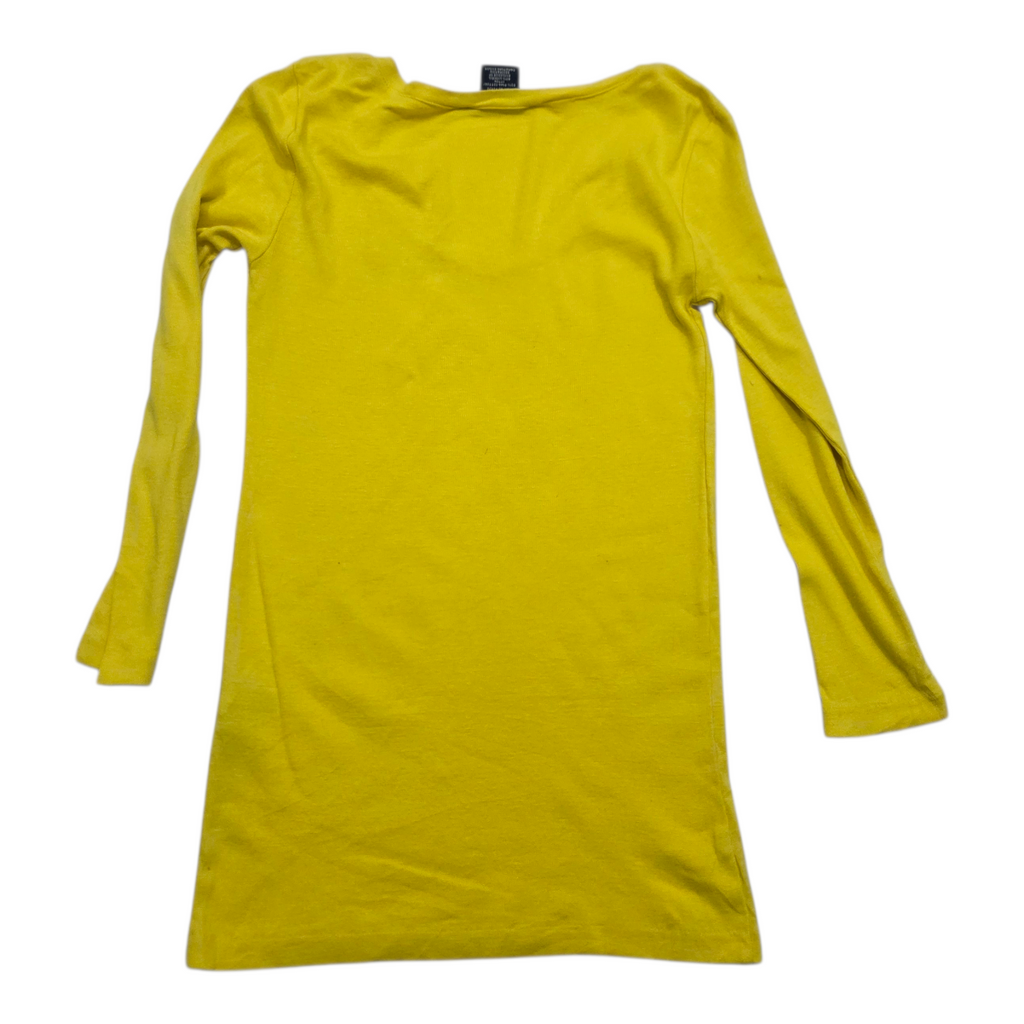 Playera Ralph lauren Sport manga larga color amarillo de Mujer