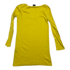 Playera Ralph lauren Sport manga larga color amarillo de Mujer