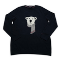 Sueter Tommy Hilfiger de Mujer Grande azul Oso Polar