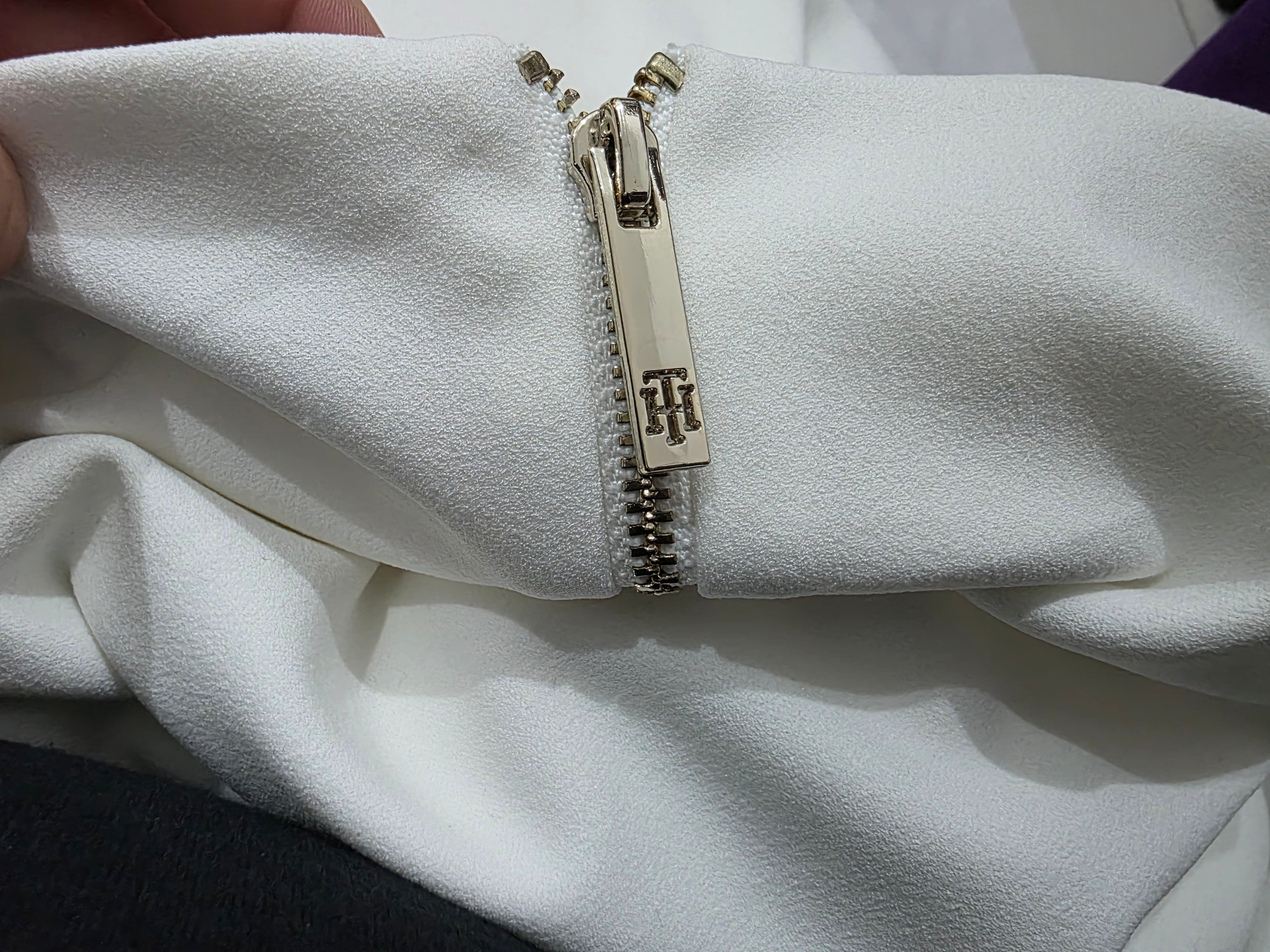 Vestido Tommy Hilfiger de Mujer color blanco talla 16 manga corta