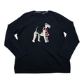 Sueter Tommy Hilfiger de Mujer azul marino Extra Grande de perrito