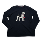 Sueter Tommy Hilfiger de Mujer azul marino Extra Grande de perrito