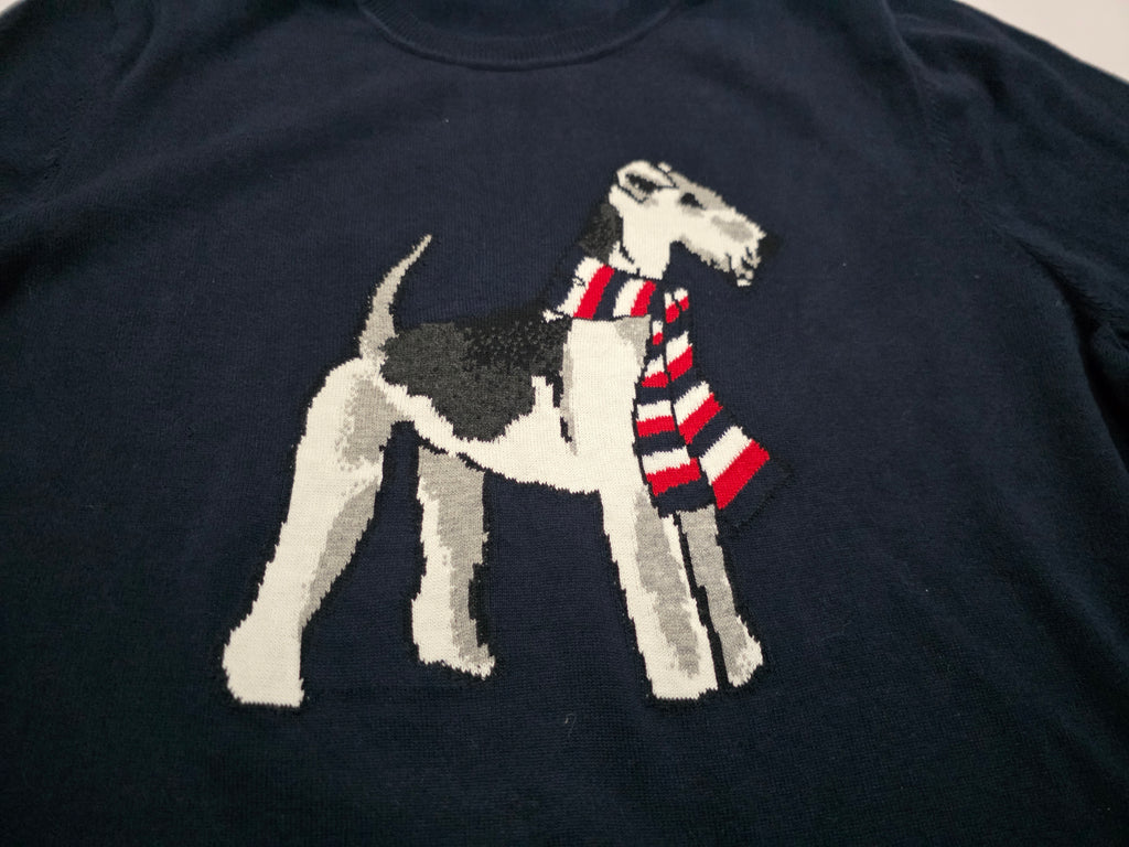 Sueter Tommy Hilfiger de Mujer azul marino Extra Grande de perrito