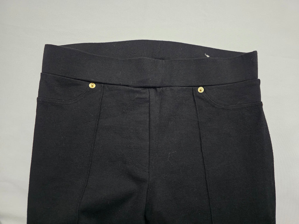 Pantalón Michael Michael Kors Negro Talla S Mujer Corte Acampanado / Wide Leg Elegante
