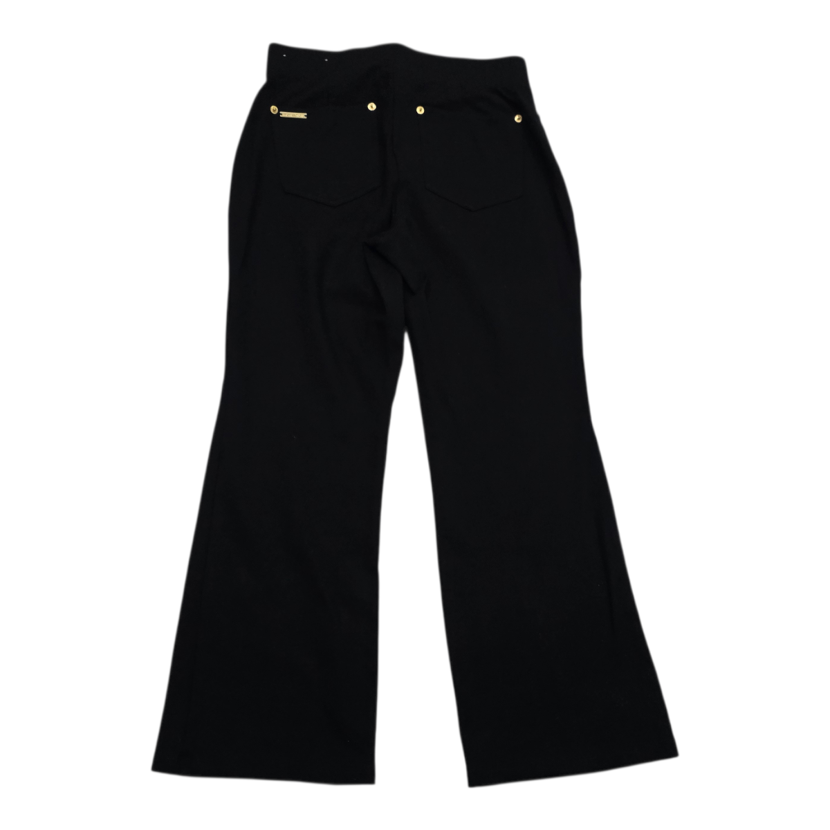 Pantalón Michael Michael Kors Negro Talla S Mujer Corte Acampanado / Wide Leg Elegante