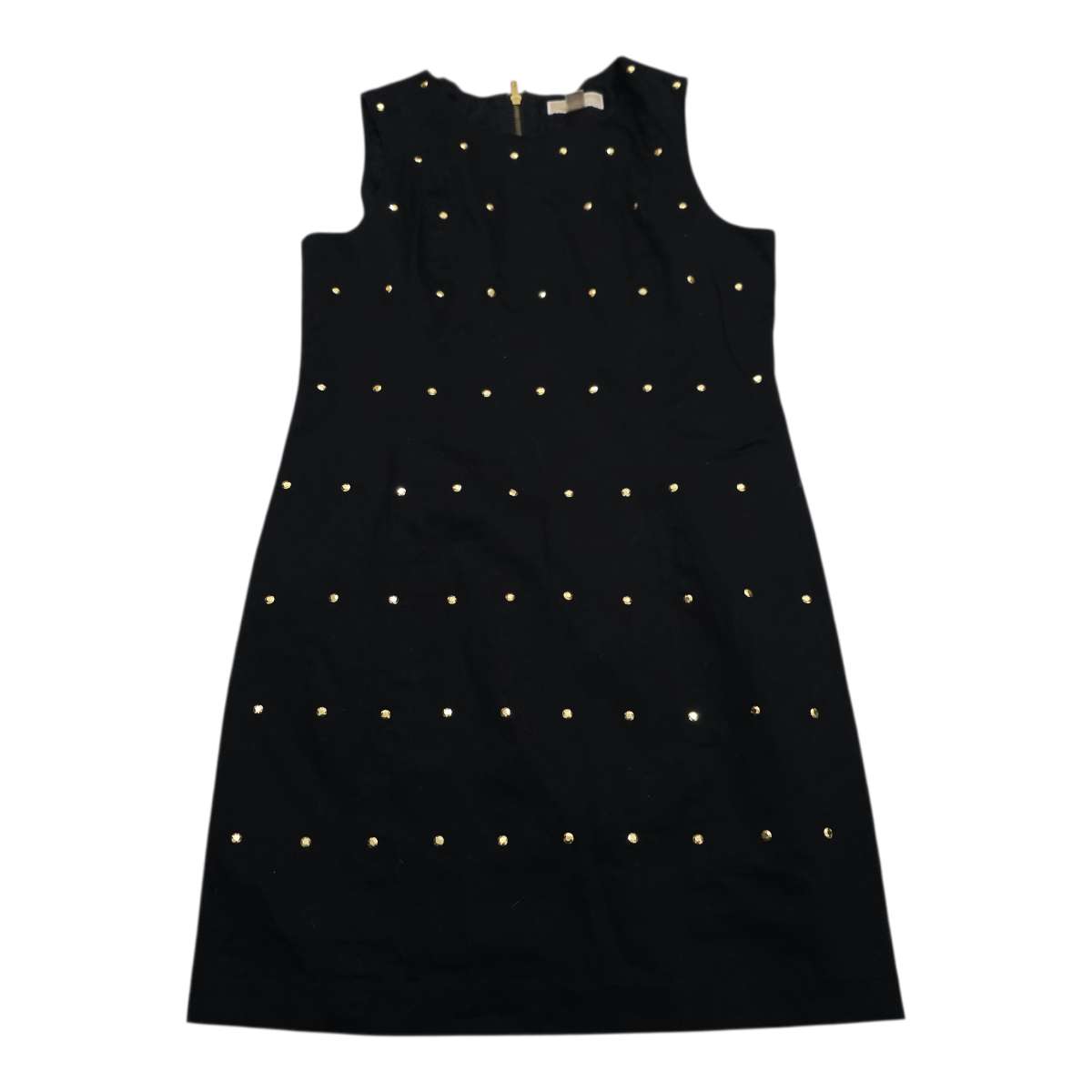 Vestido Michael Kors con estoperoles Talla 10 color azul profundo sin mangas