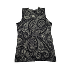 Blusa Ralph Lauren de Mujer Mediana sin mangas gris/negro