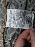 Vestido Brooks Brothers Mujer Talla L Estampado Leopardo Midi Manga Larga con Cinturón Elegante