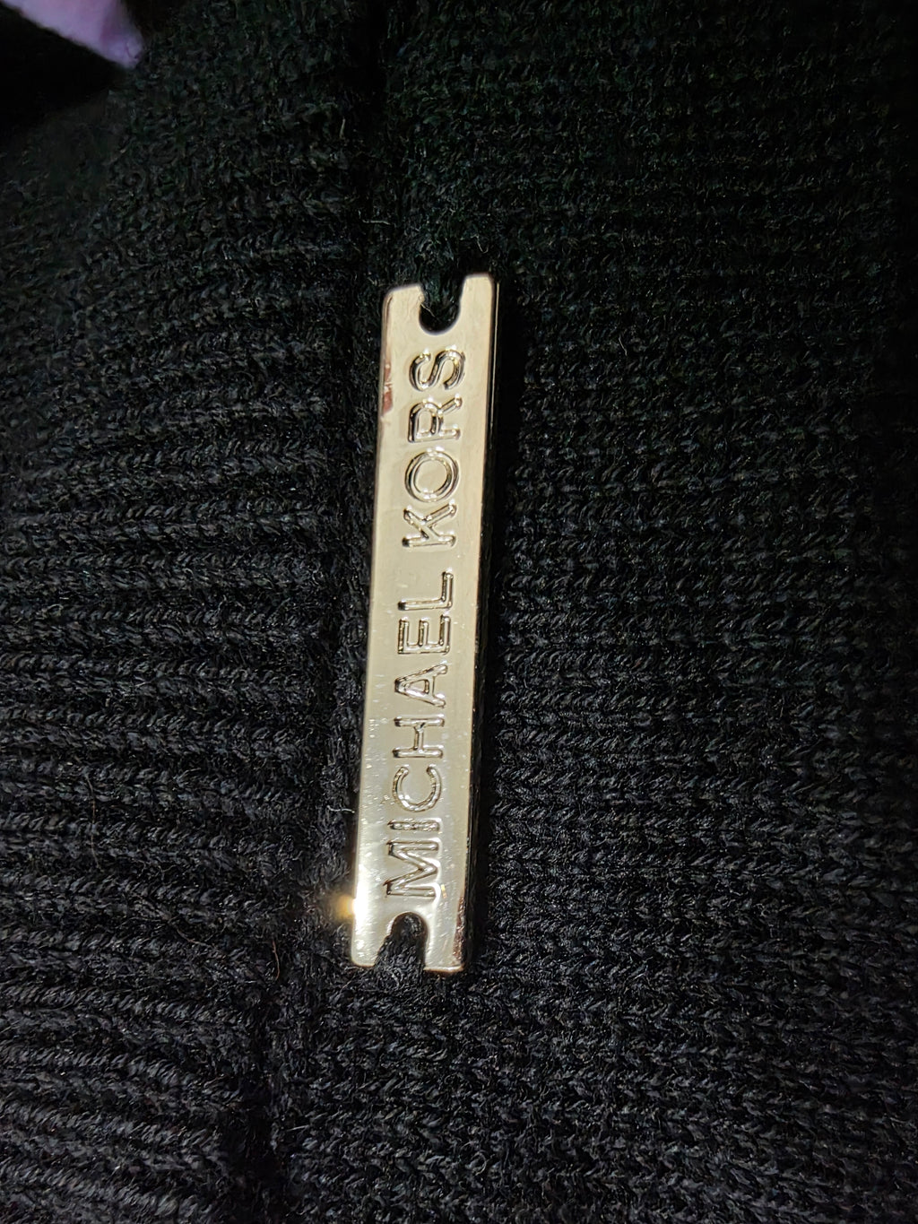 Sueter Michael Kors color negro de Mujer Grande con olancitos