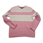 Sueter Tommy Hilfiger de Mujer Extra Grande rosa/beige