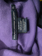 Playera Ralph lauren Sport color morado poni verde de Mujer Extra Grande