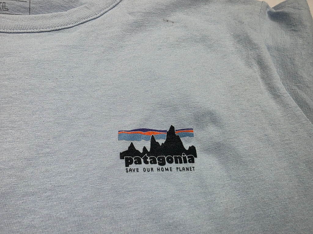 Playera Patagonia de Mujer azul claro Extra Grande