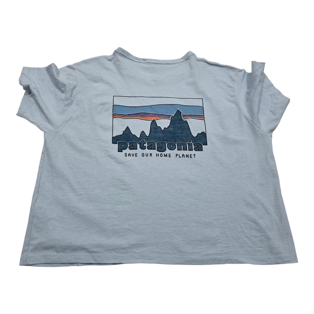 Playera Patagonia de Mujer azul claro Extra Grande