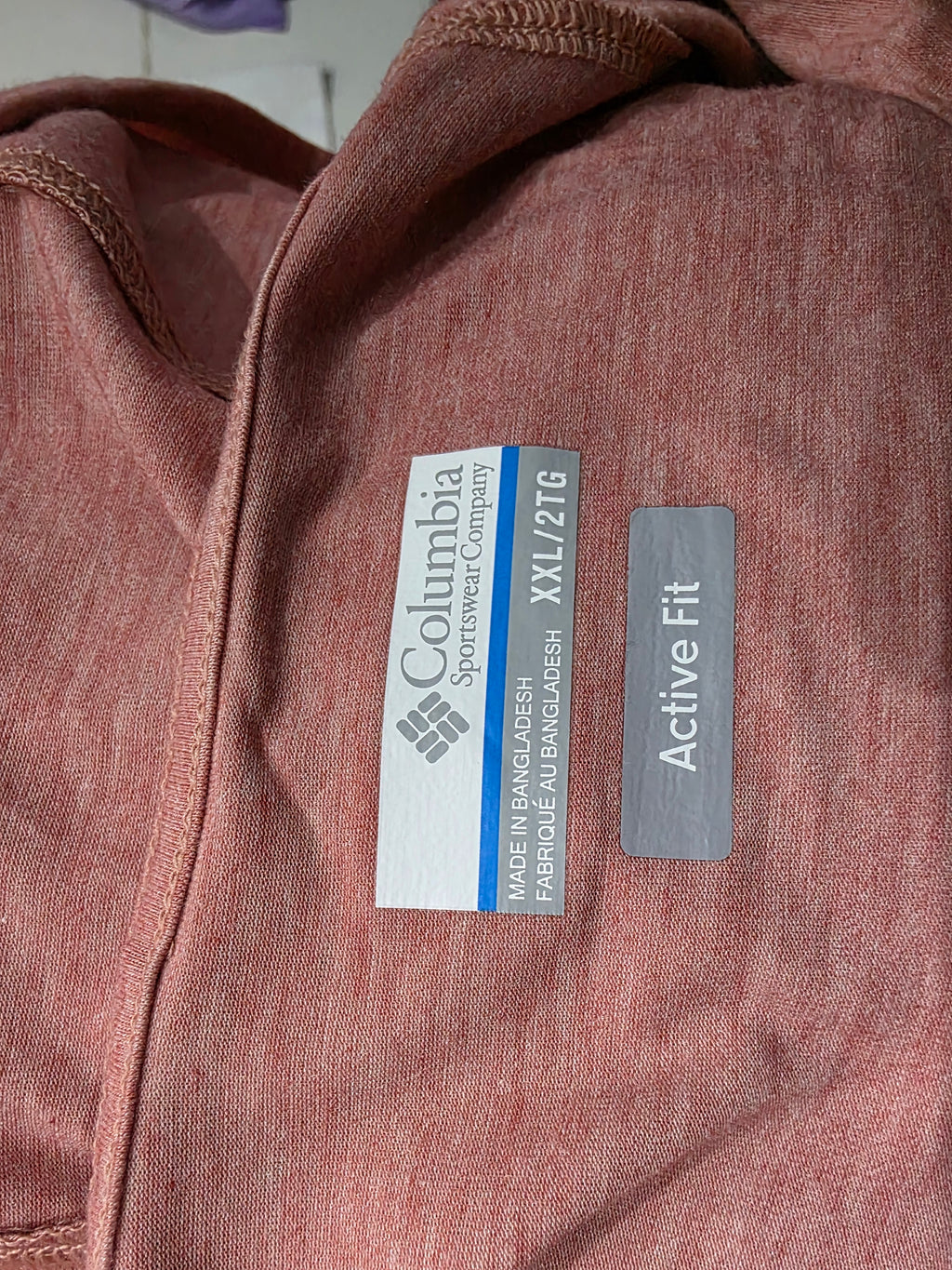 Playera con gorro Columbia Talla XXLde Mujer PFG coral.oscuro