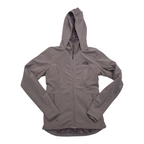 Chamarra The North Face Mujer XS Gris con Forro Polar WindWall morado