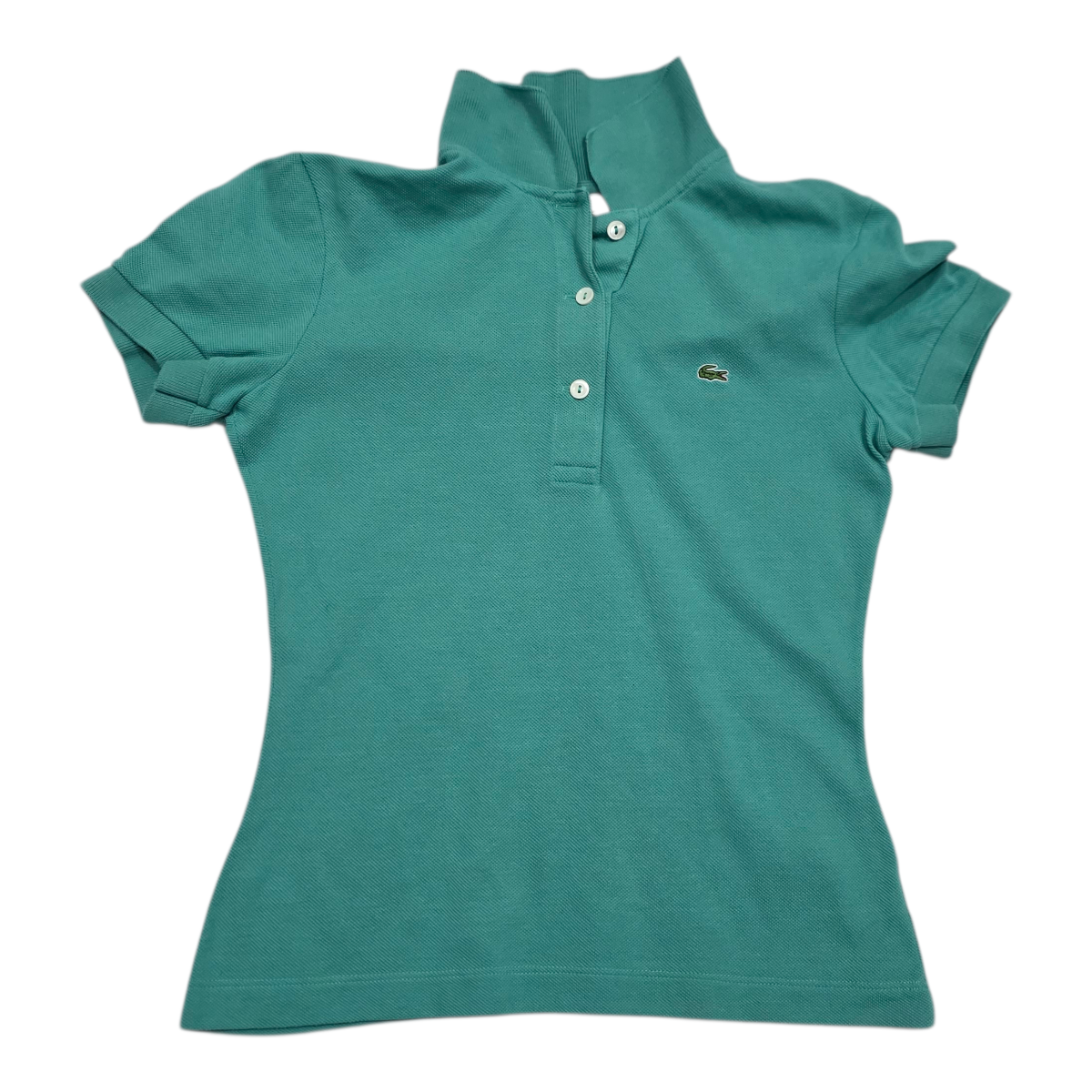 Playera Lacoste de Mujer talla 34 color turquesa