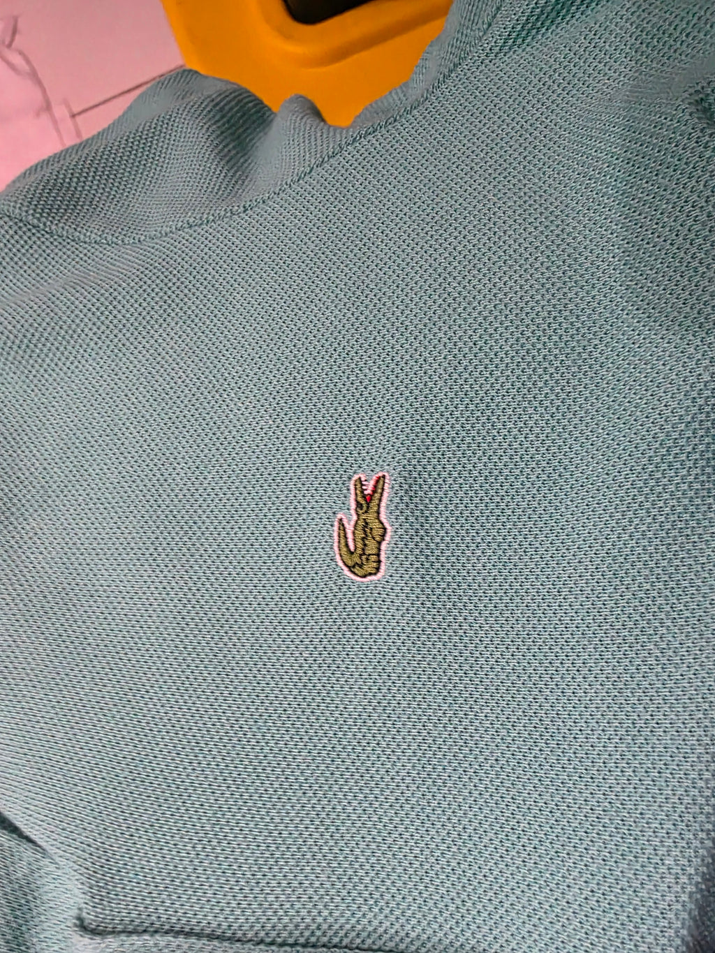 Playera Lacoste de Mujer talla 34 color turquesa