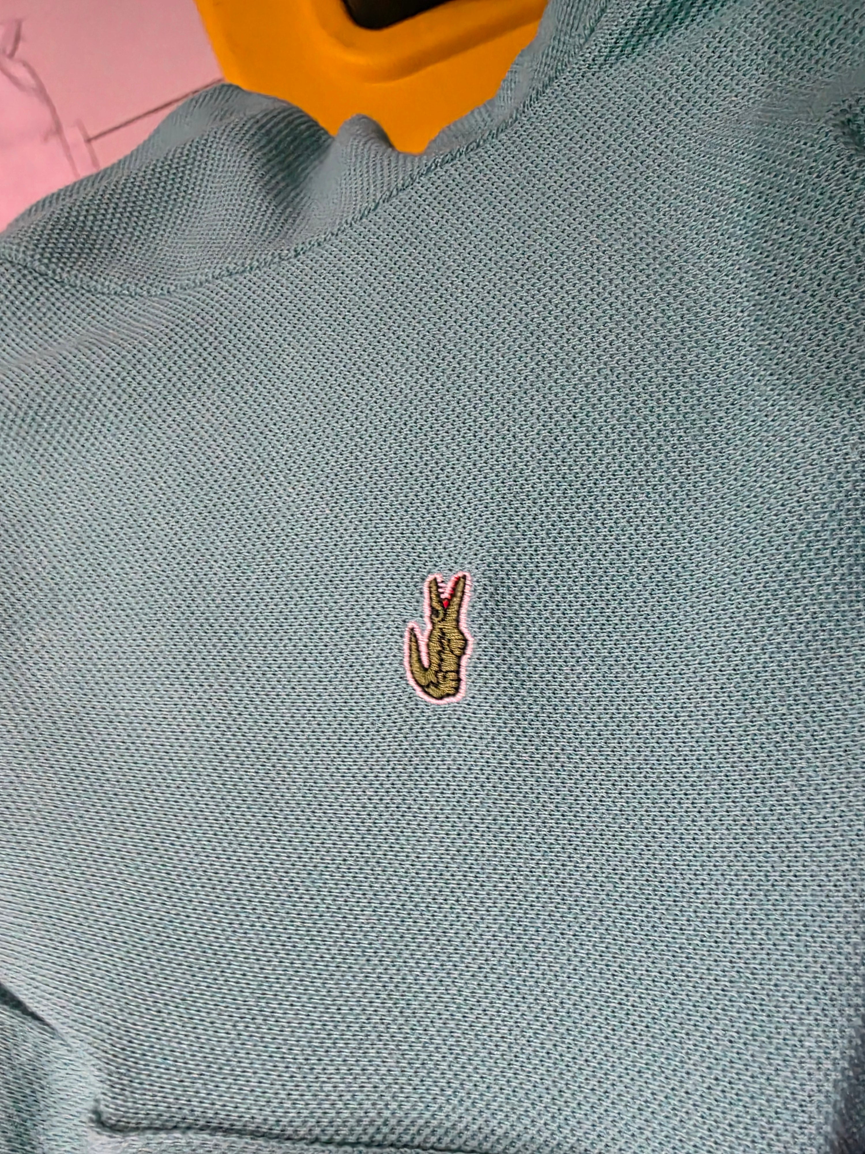 Playera Lacoste de Mujer talla 34 color turquesa