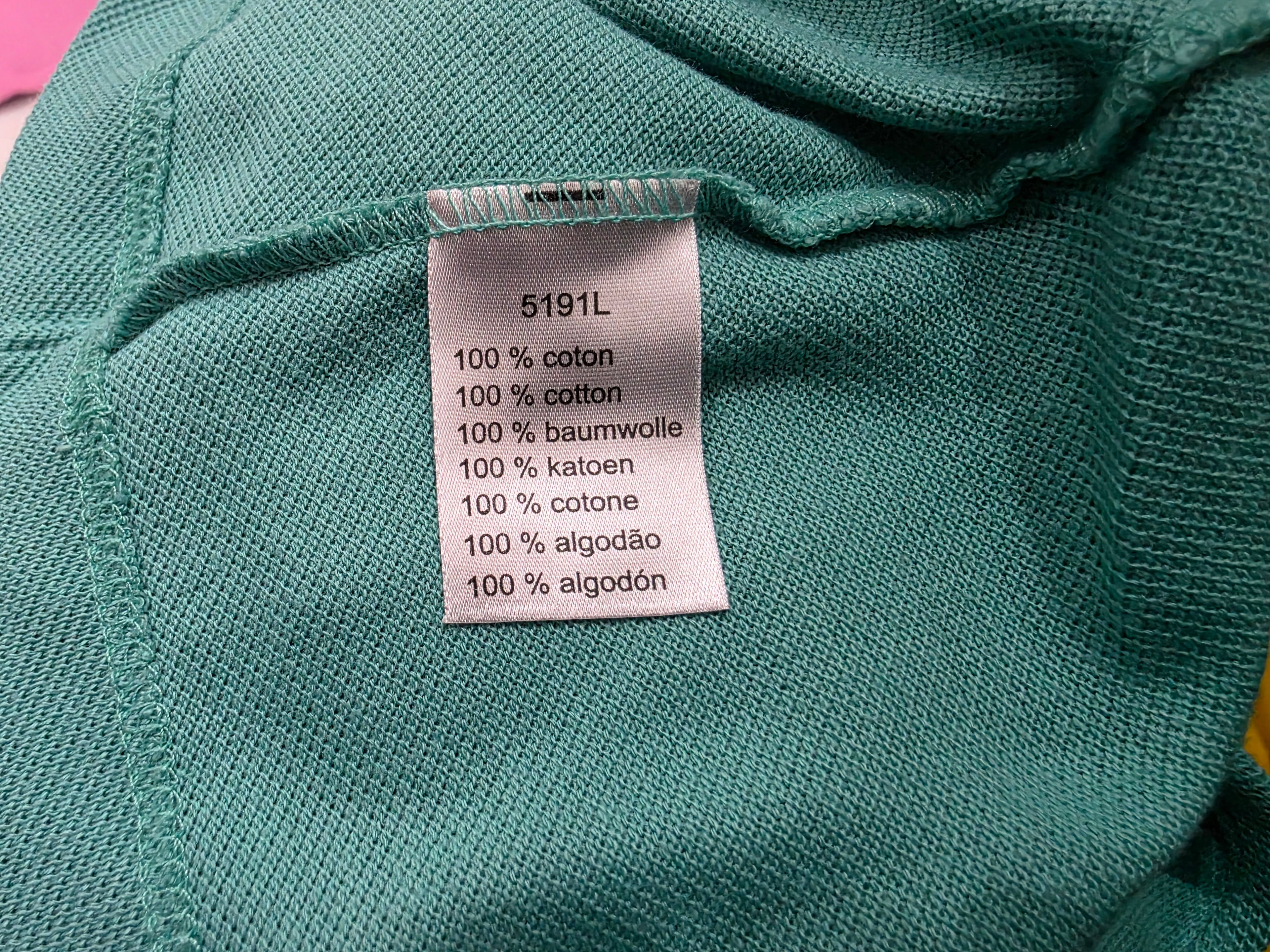 Playera Lacoste de Mujer talla 34 color turquesa