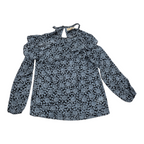 Blusa Michael Michael Kors Floral azul Manga Larga XS