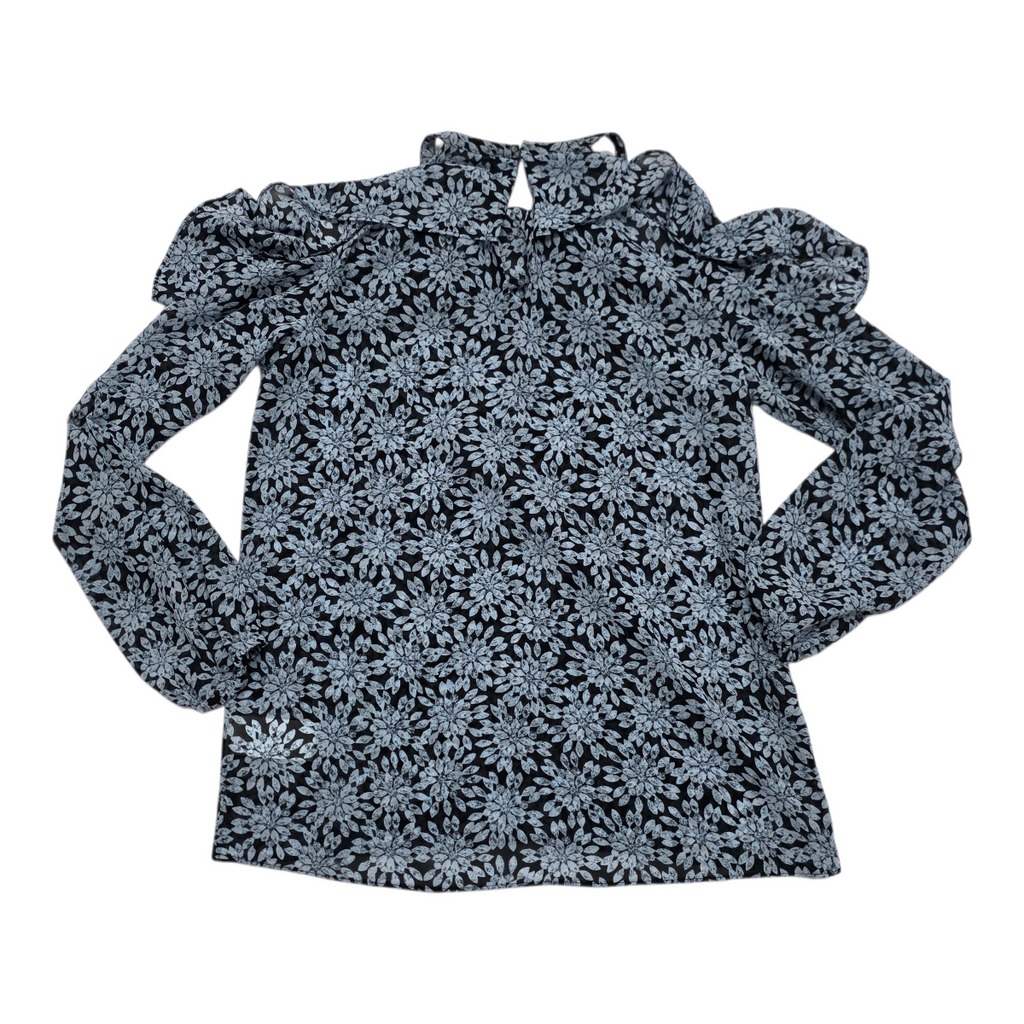 Blusa Michael Michael Kors Floral azul Manga Larga XS