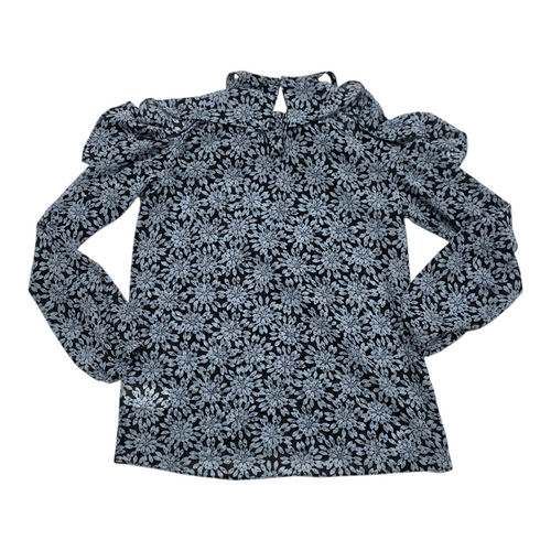 Blusa Michael Michael Kors Floral azul Manga Larga XS